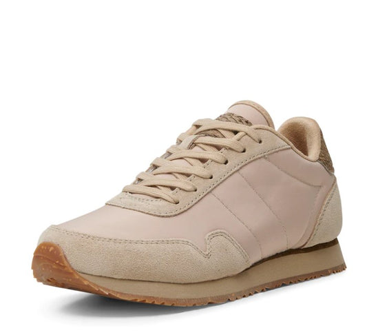 Nora III Leather Sneakers - Coffee Cream