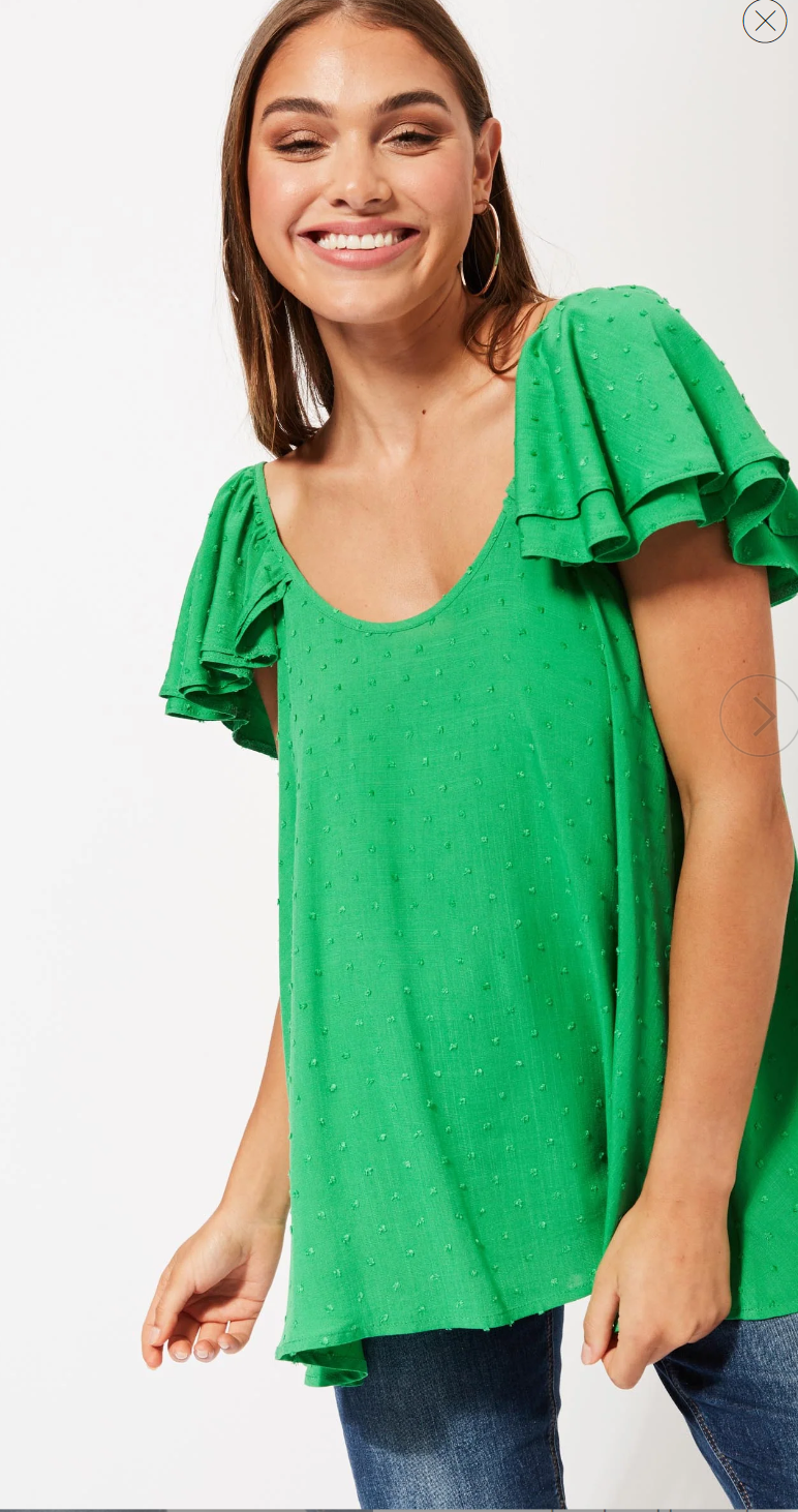 Zanzibar Frill Top