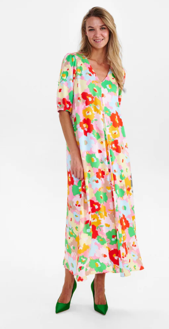 NUZAHRA DRESS - Celandine