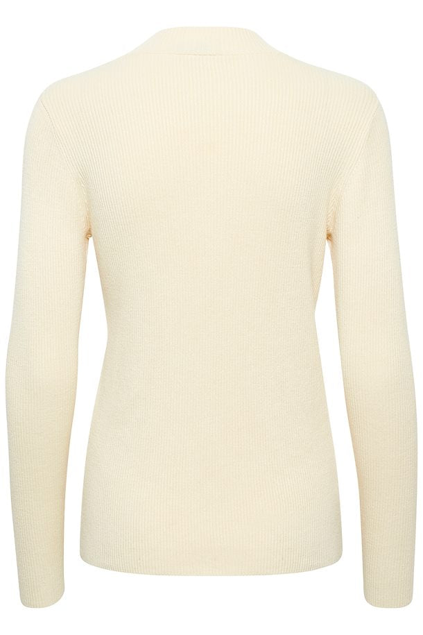 knitted pullover - banana