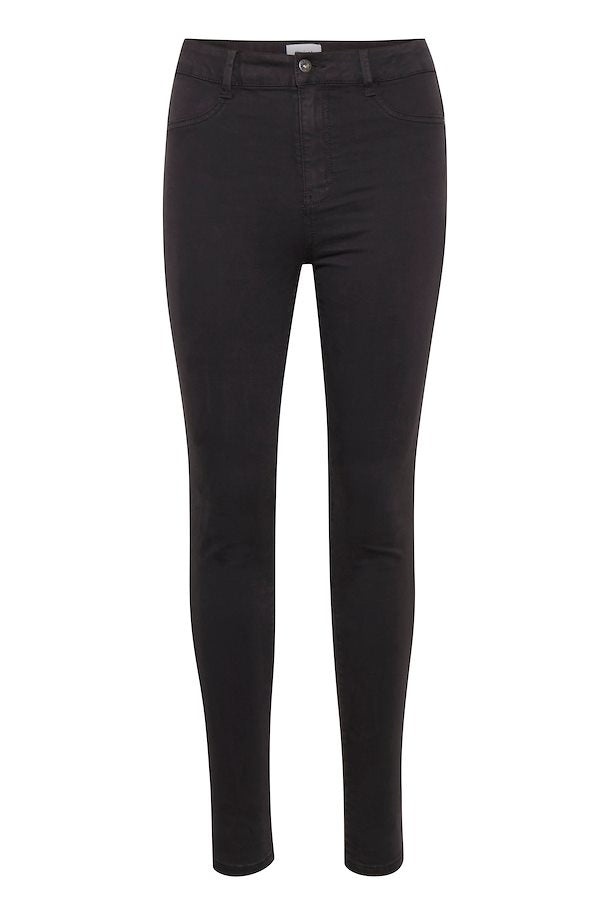 Cotton Stretch Jeans - Black