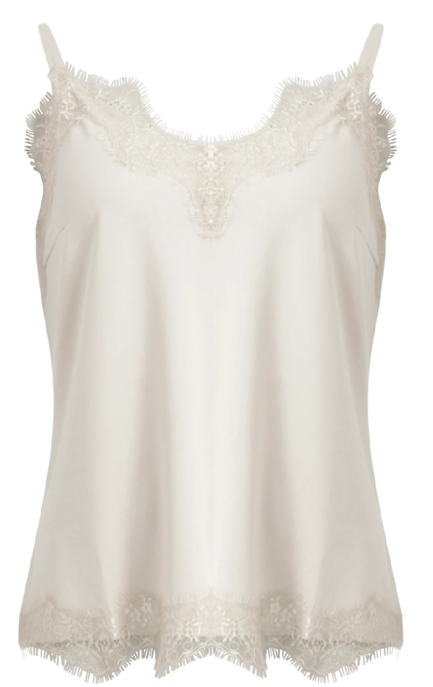 CC Heart Rosie Lace Top - Off White