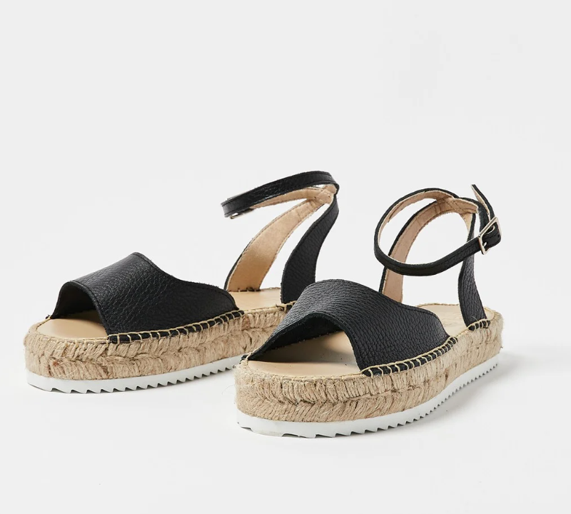 SLFELDINA LEATHER ESPADRILLES SANDAL
