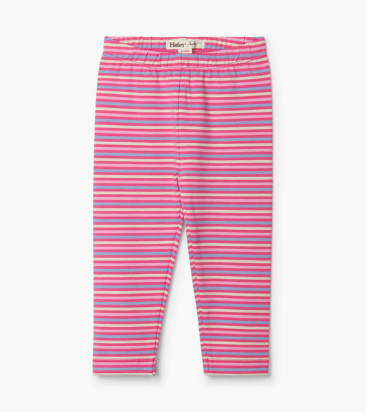 rose stripes baby leggings