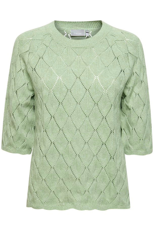 FRDENISE PU 1 KNITTED PULLOVER - FOREST
