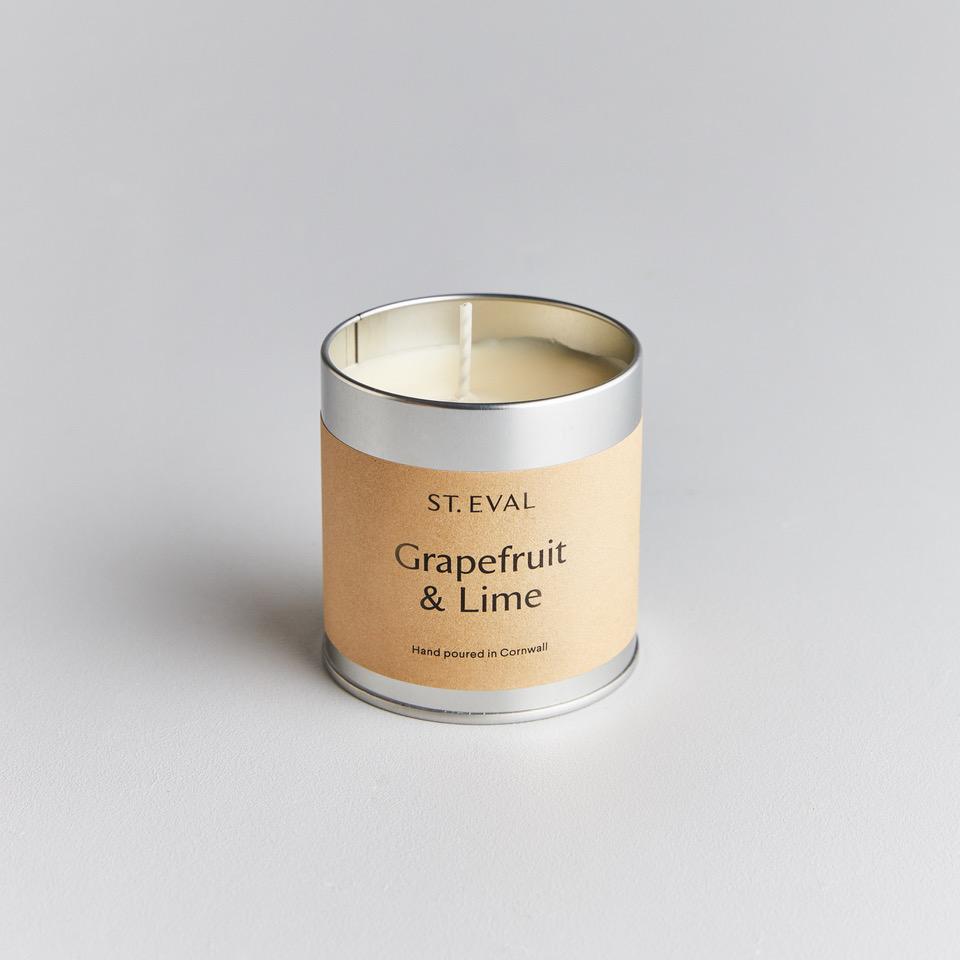 St eval grapefruit & lime candle