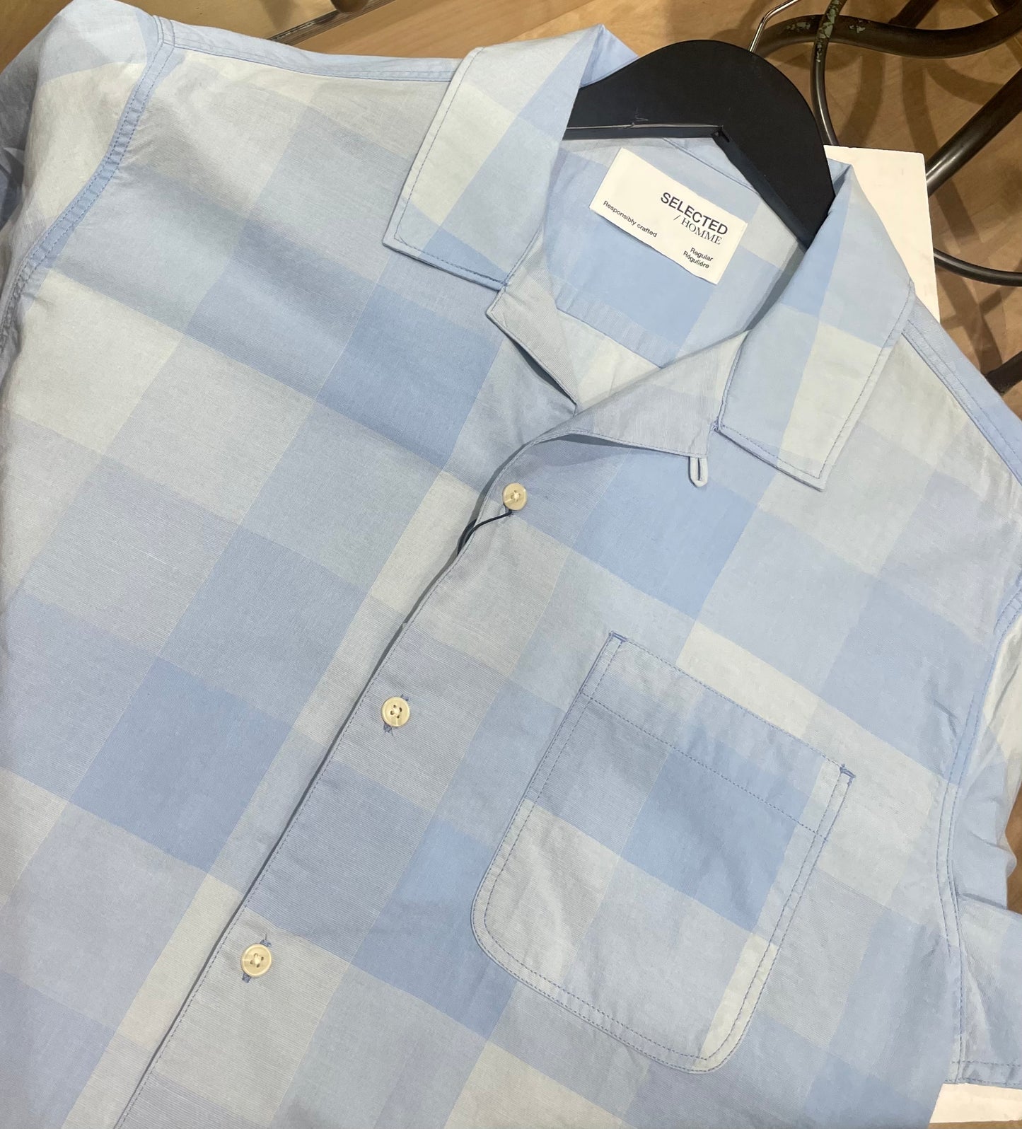 Light blue/Checks Shirt