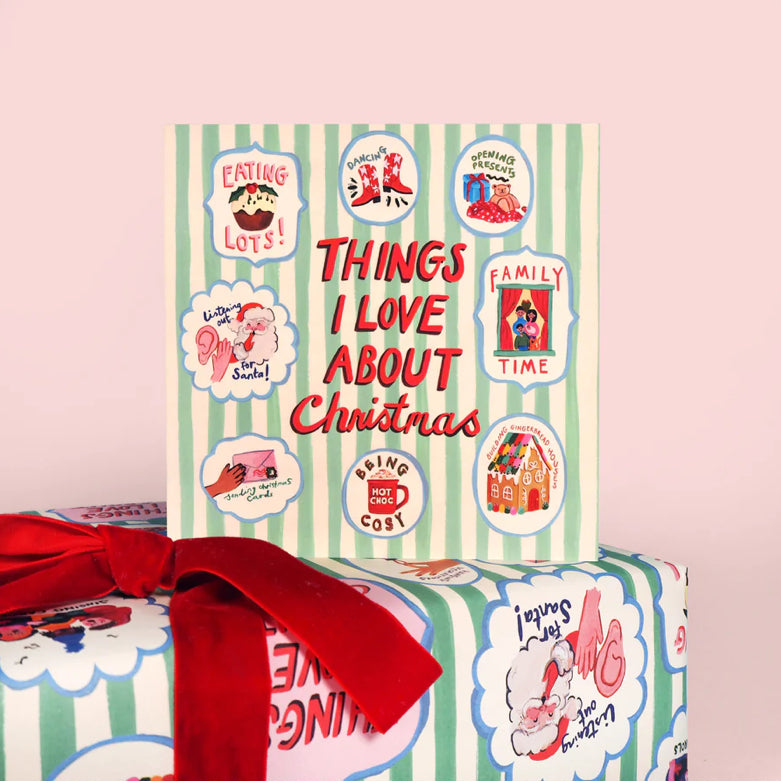 Things I love About Christmas Card