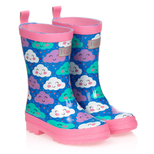 Cloudy Shiny Rain Boots