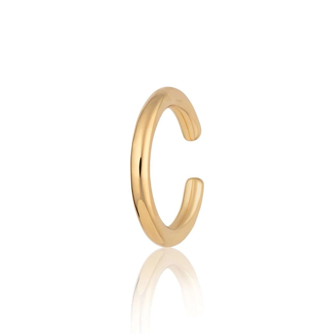 Slim Plain Ear Cuff - Gold Plated