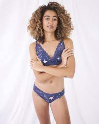 To the Moon Bra and Knicker set - Stripe & Stare