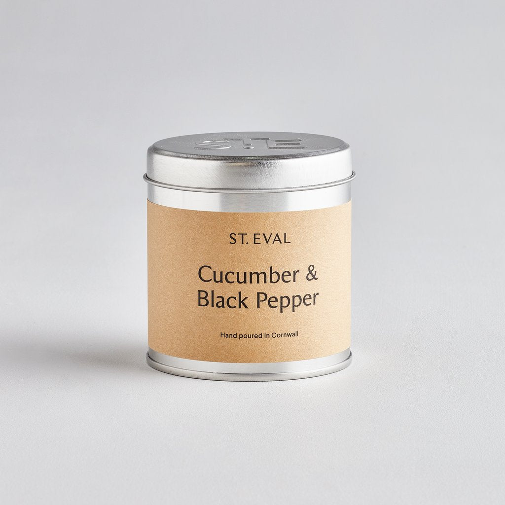 cucumber and black pepper candle