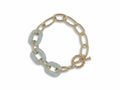 Big Metal London Matte Resin Chain Bracelet