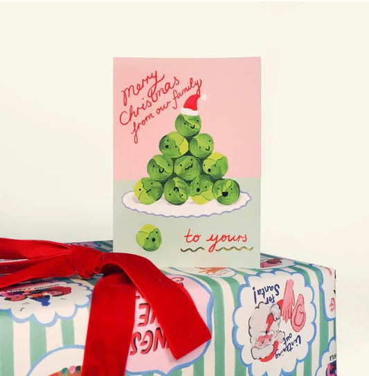 Family of Sprouts Christmas Card