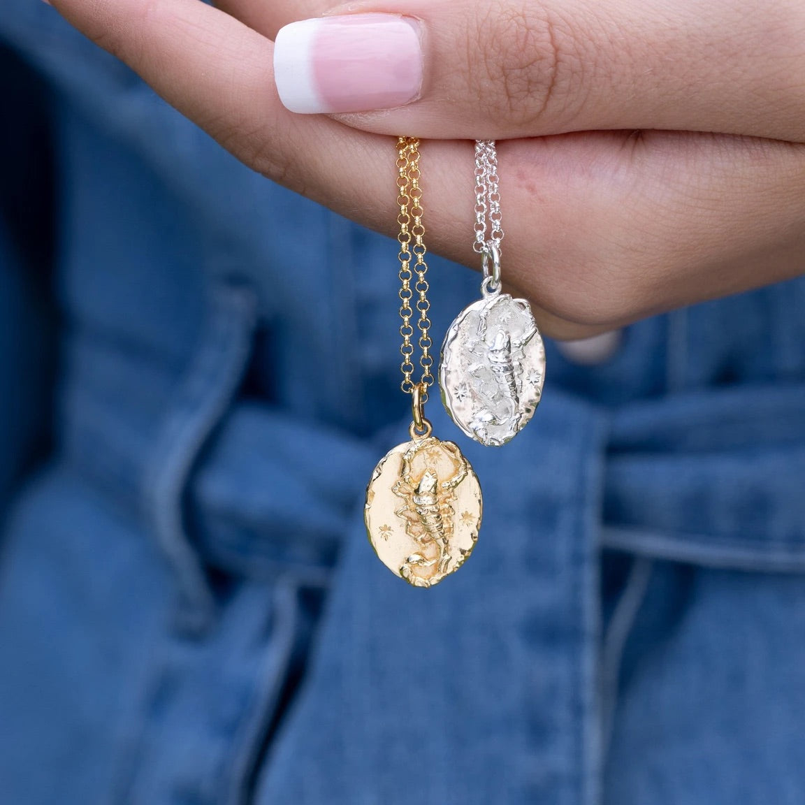 Scorpio Zodiac Necklace - Gold