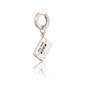Mix Tape Huggie Single Earring - Sterling Silver