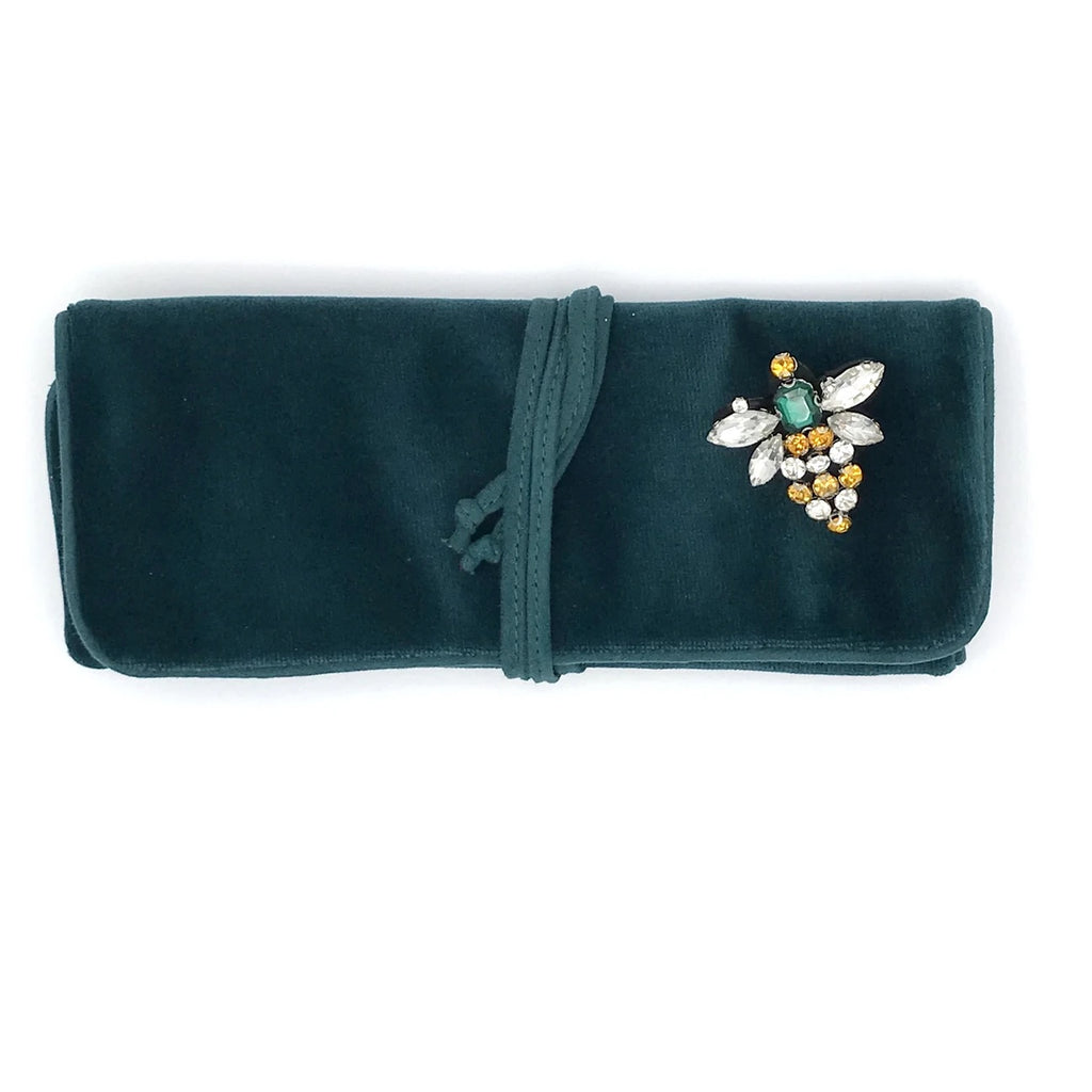 Velvet jewellery wrap