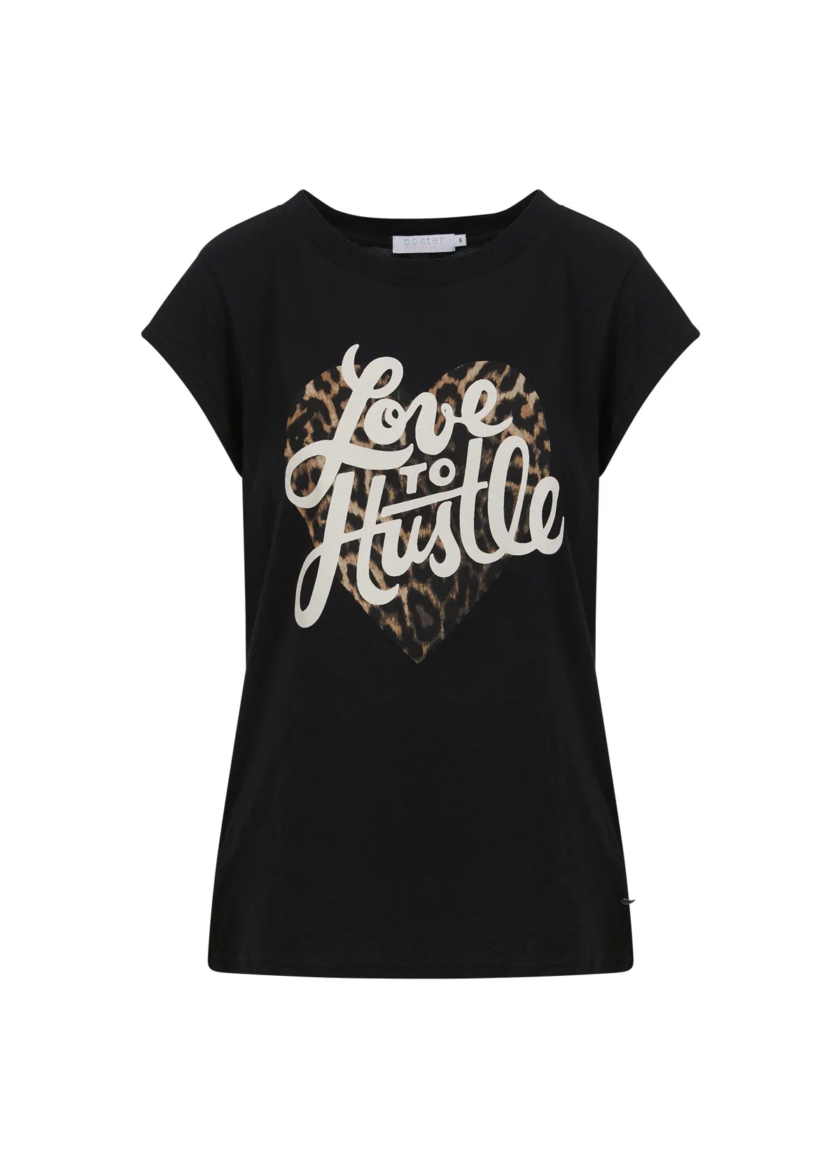 Coster Copenhagen Love to Hustle Black T-Shirt