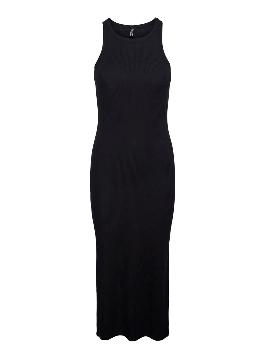PCRUKA TANK DRESS - Black