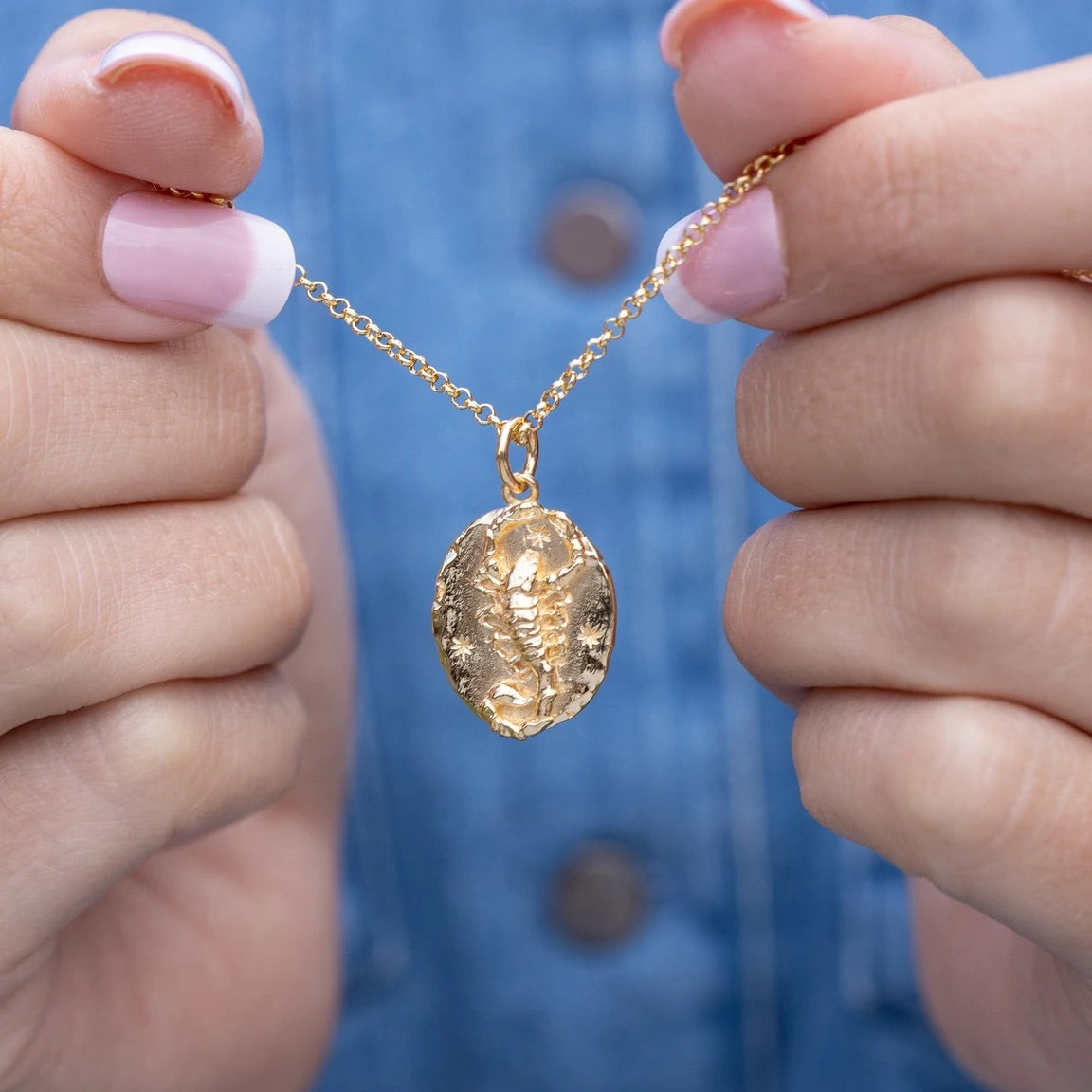 Scorpio Zodiac Necklace - Gold