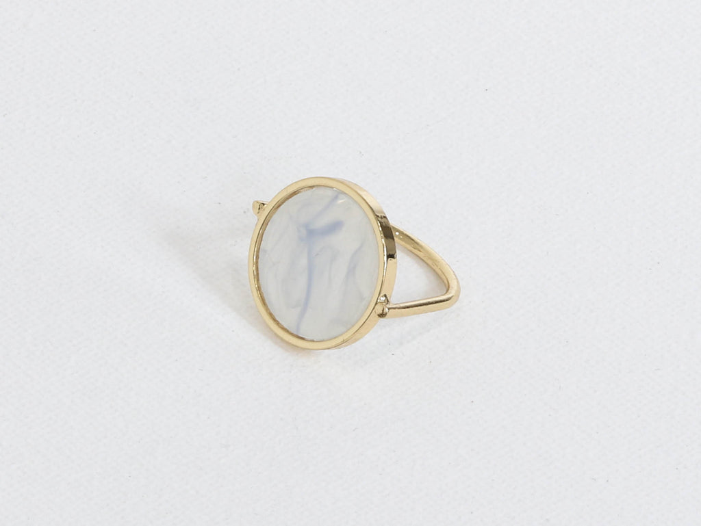 Big Metal London Clemence Oversized Ring