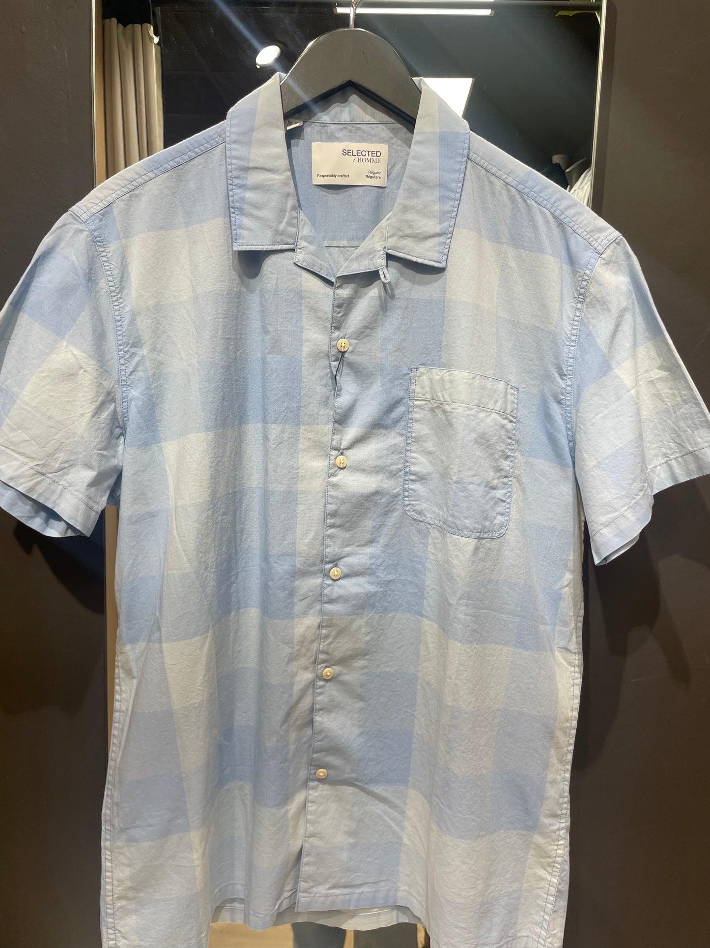 Light blue/Checks Shirt