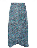 PCBROCK HW MIDI SKIRT - Deep Lagoon