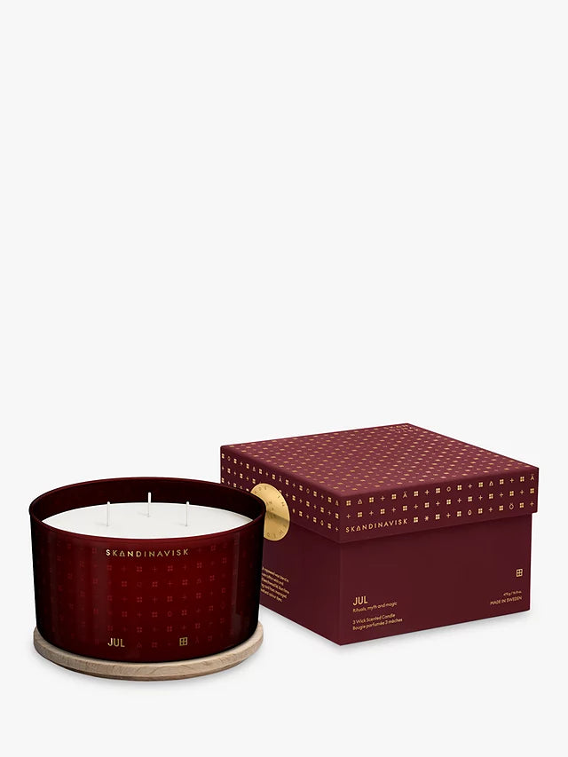 Jul 3-Wick Scented Vase Candle