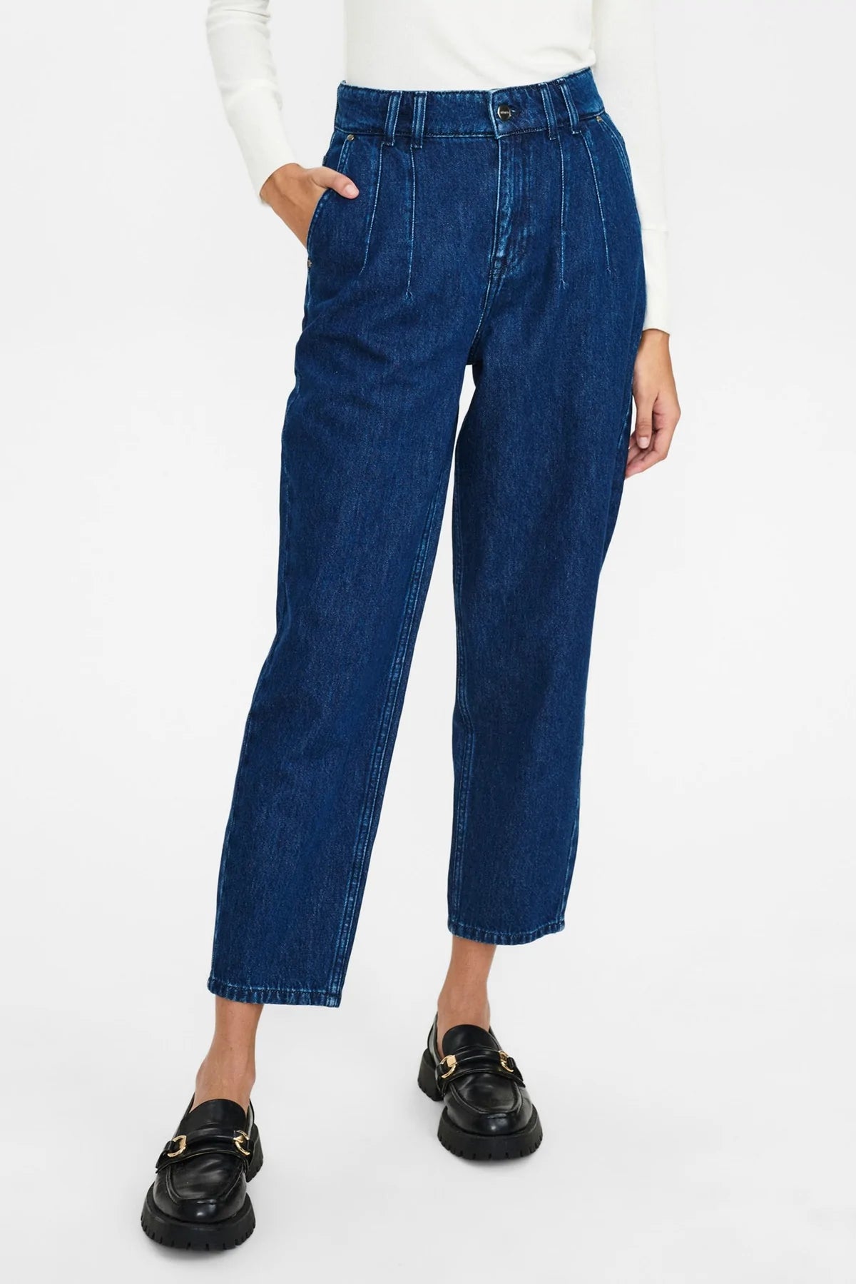 NUSTORMY JEANS - Dark Blue Denim