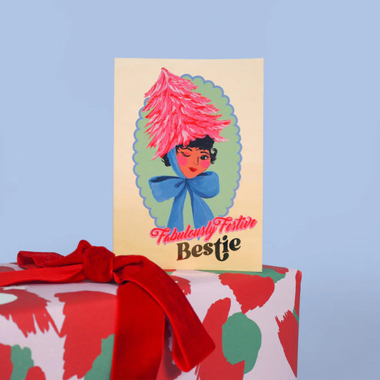 Bestie Christmas Card