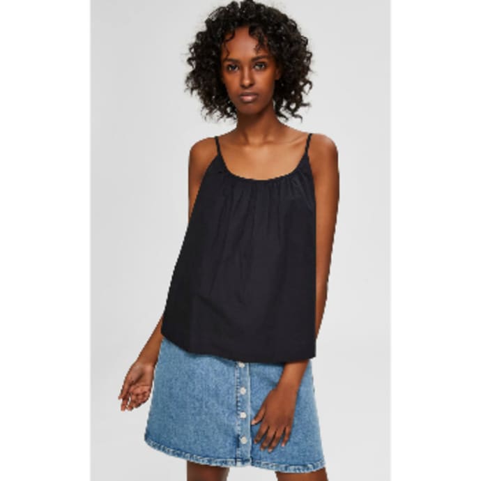 STRAP TOP - Black