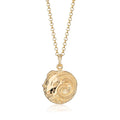 Aries Zodiac Necklace - Gold