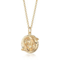Pisces Zodiac Necklace - Gold