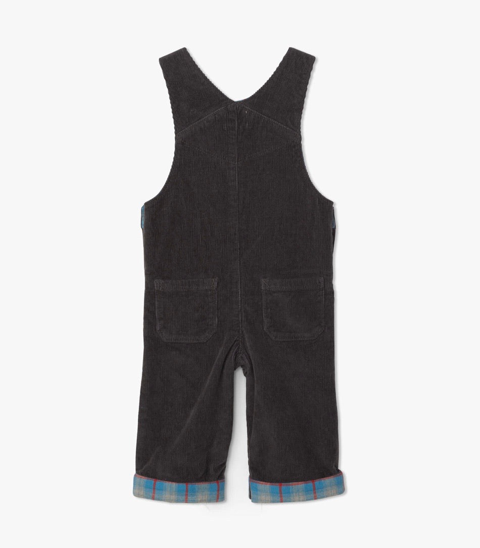 Stretch cord baby overalls