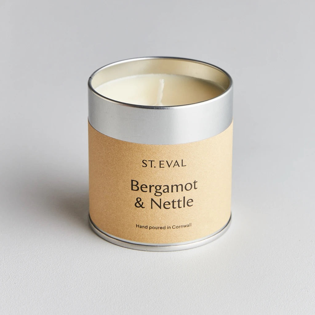Bergamot & Nettle Tin Candle