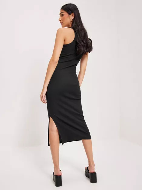 PCRUKA TANK DRESS - Black