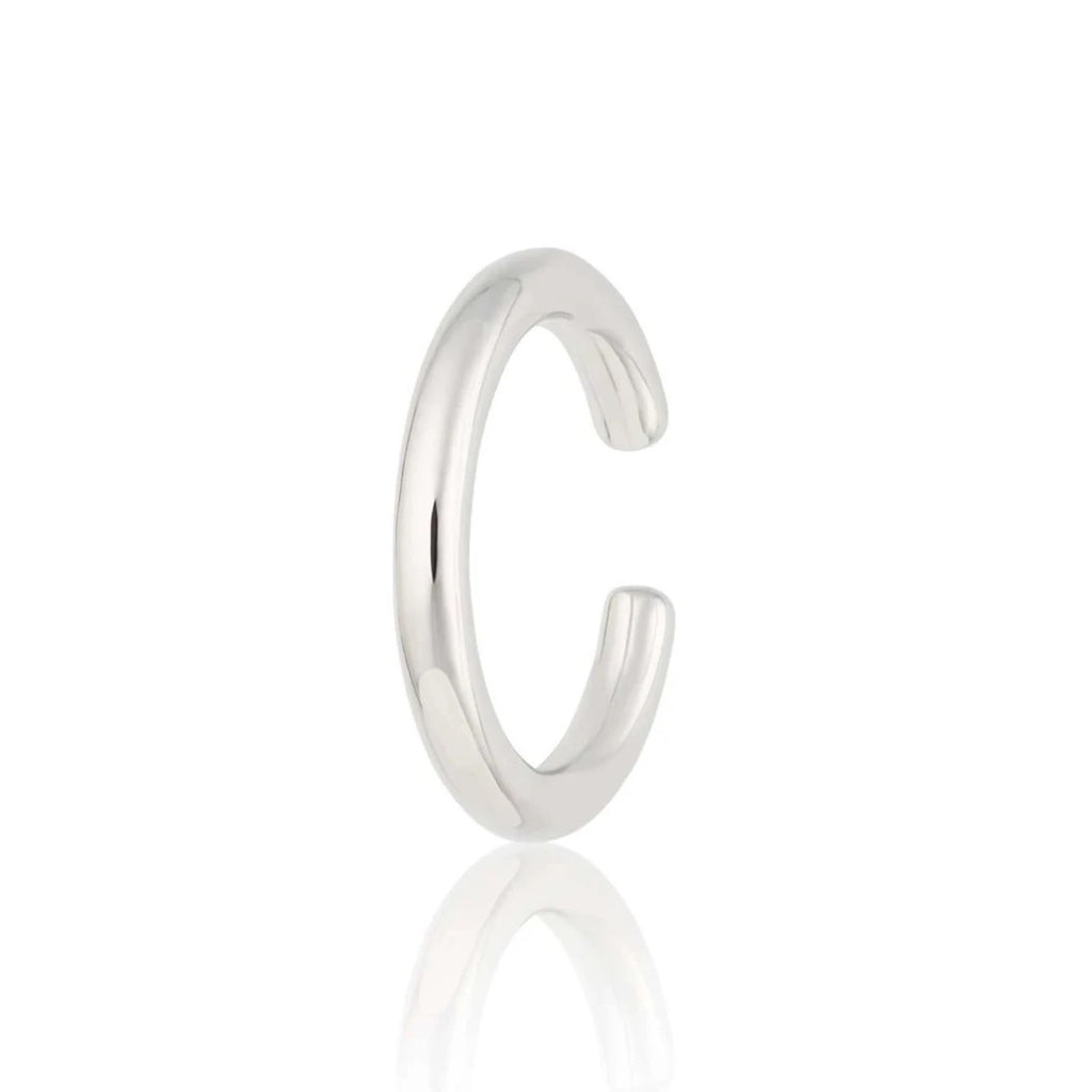 Slim Plain Ear Cuff - Sterling Silver