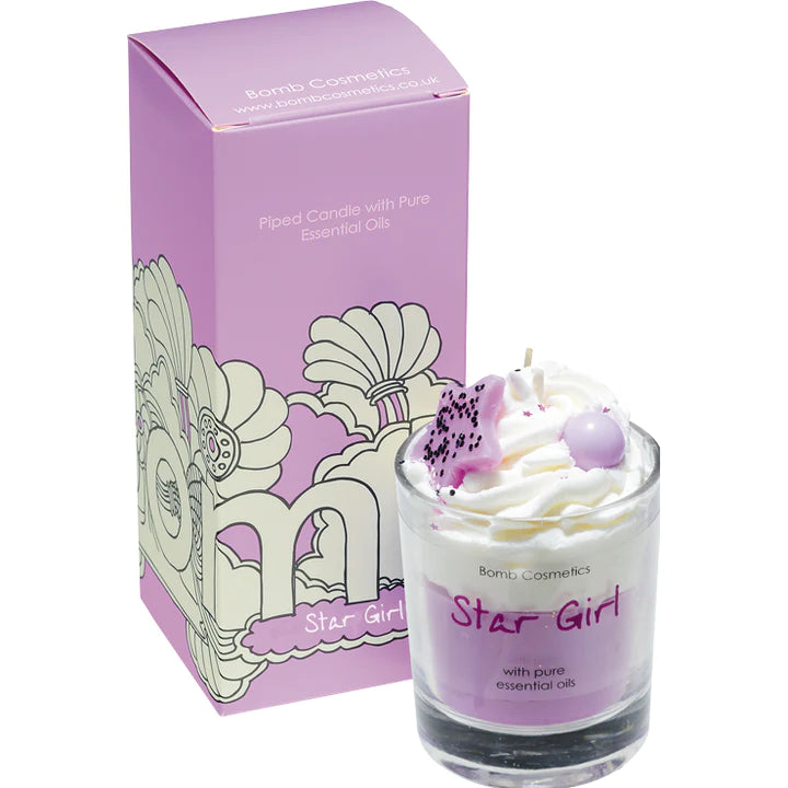 Star Girl Piped Candle