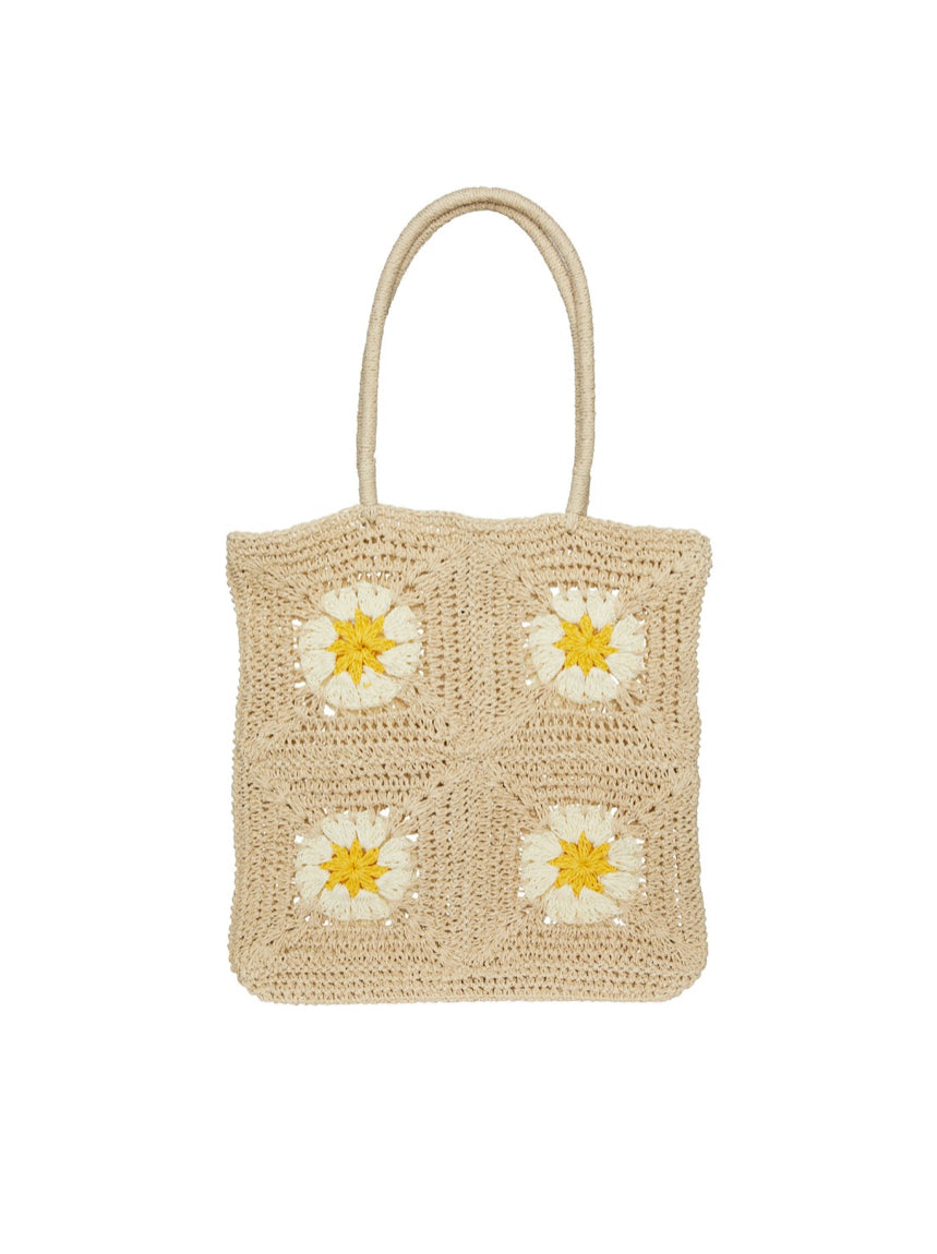 PCKILONA STRAW SHOPPER - Nature