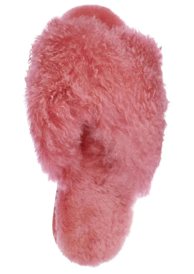 Mayberry Curly Slippers - Mineral Red