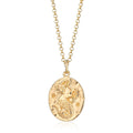 Capricorn Zodiac Necklace - Gold