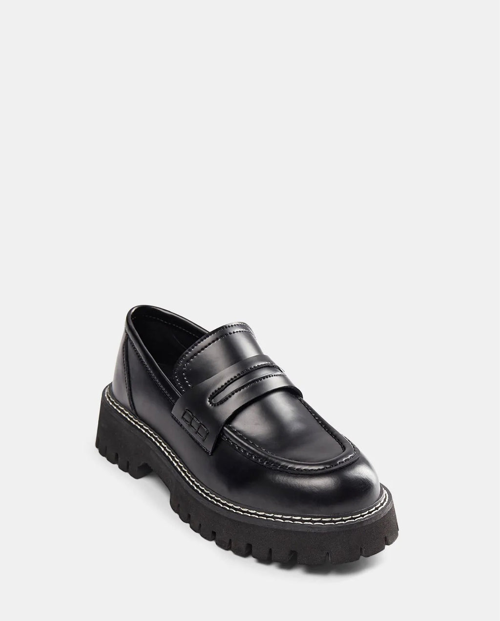 Black Leather Loafers