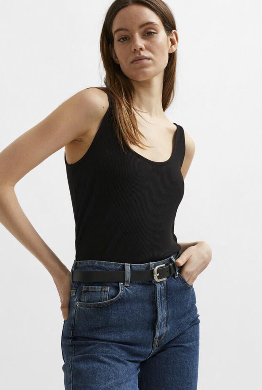 SLFANNA TANK TOP  - Black