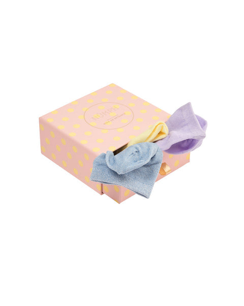 NUBRONACH SOCKS - Multipack Blue, Yellow & Purple