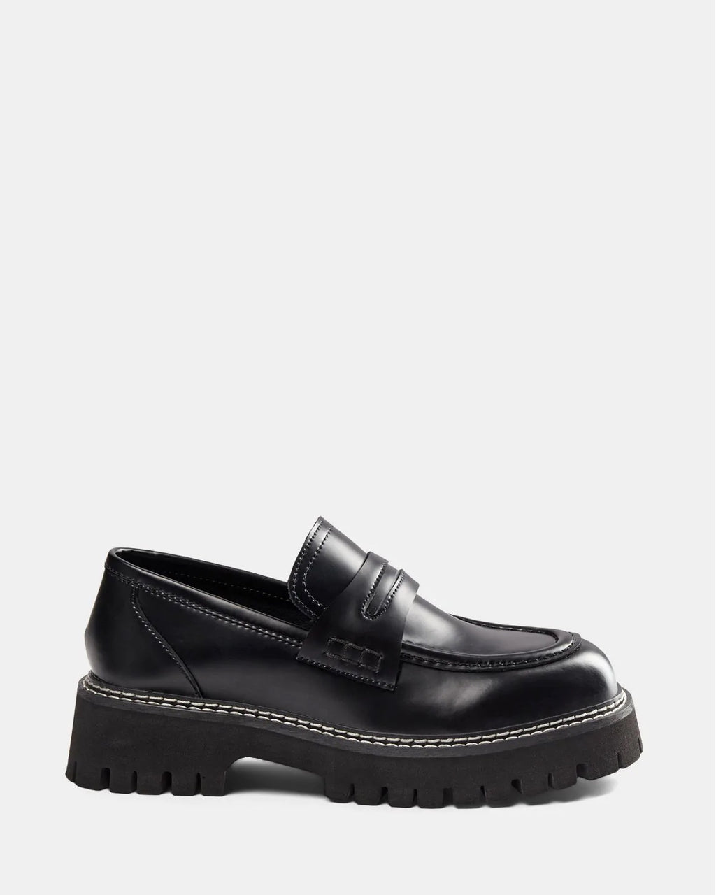 Black Leather Loafers