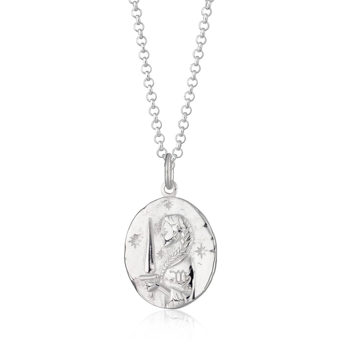 Virgo Zodiac Necklace - Silver