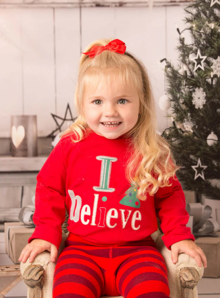 Festive I Believe Top