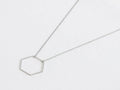 Big Metal London EVI Delicate Hexagon Necklace