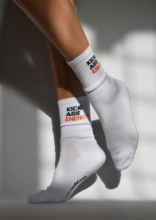 Soxygen ‘Kick Ass Energy’ Classic Crew Socks