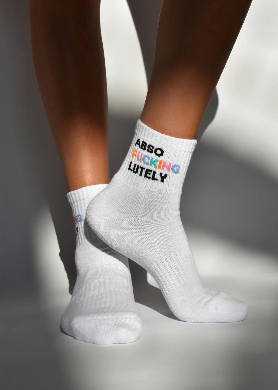 Soxygen Abso-f*ckinglutely Mini Crew Socks